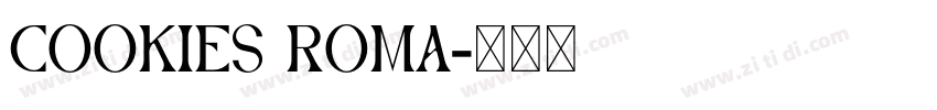 Cookies Roma字体转换